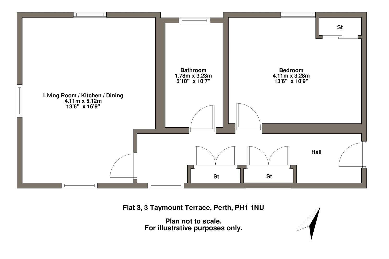 1 bed flat for sale in Taymount Terrace, Perth PH1 Zoopla