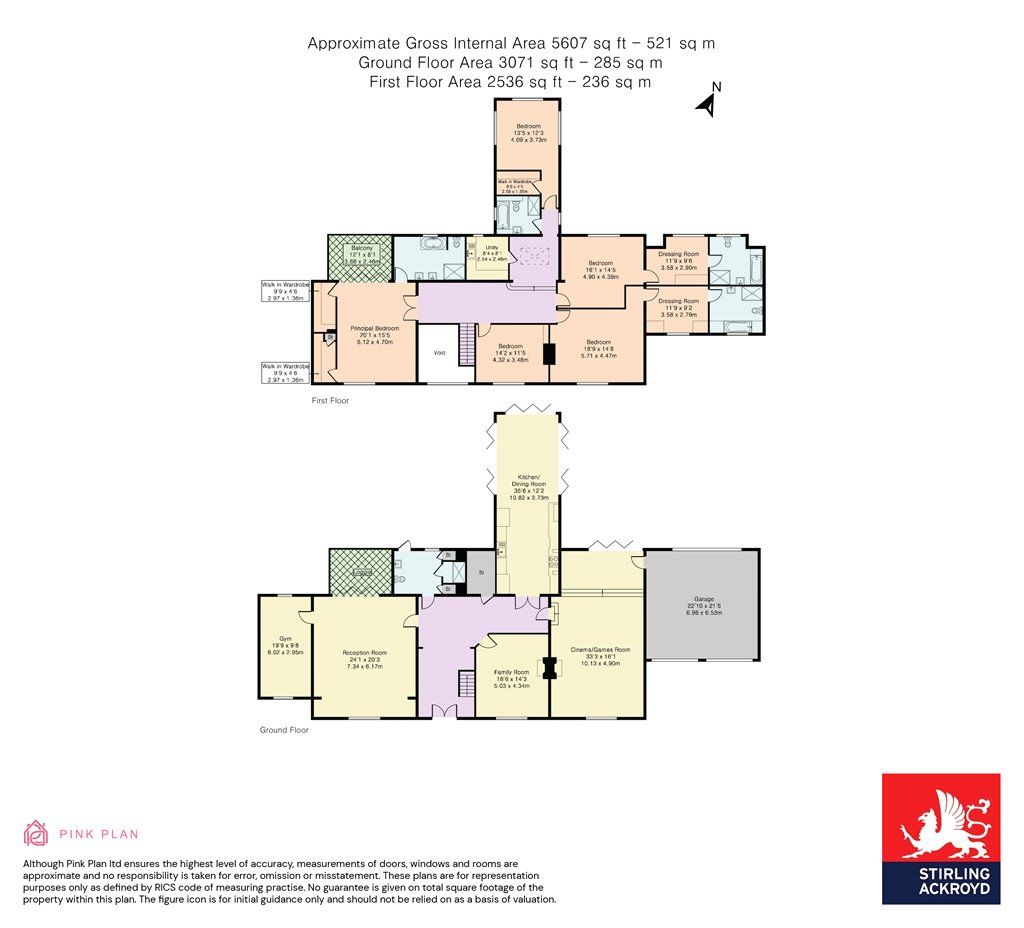 5 bed detached house for sale in Ashford Road, Laleham, Surrey TW18