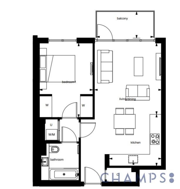 1 bed flat to rent in Lincoln Apartments, Fountain Park Way, London W12