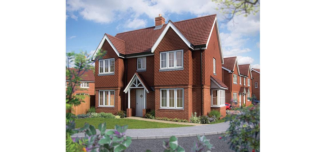 New home, 3 bed detached house for sale in "Spruce" at Headcorn Road