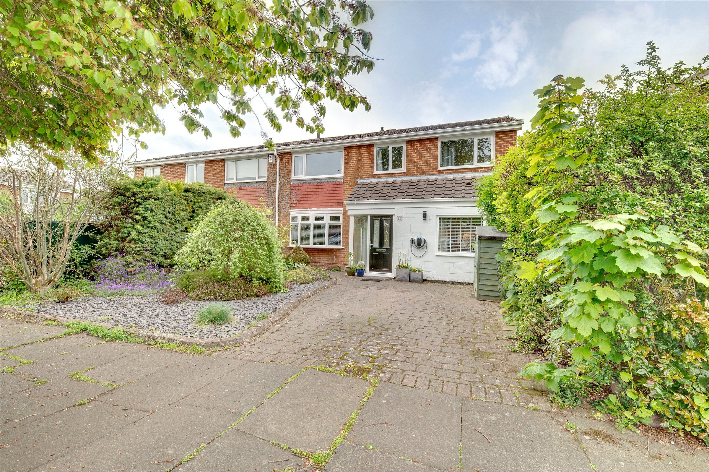 4 bed semidetached house for sale in Harewood Close, Whickham NE16