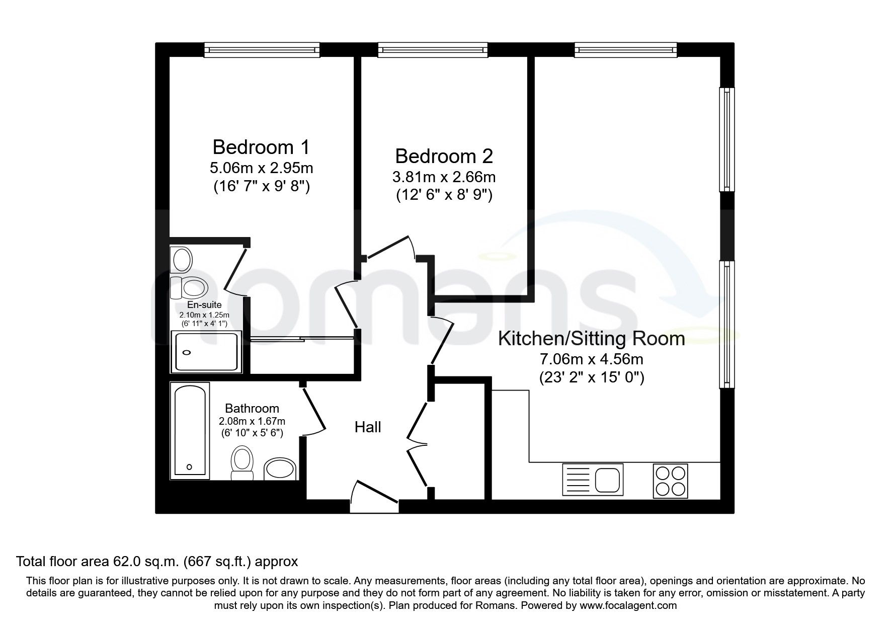 2 bed flat to rent in Wokingham Road, Binfield, Bracknell RG42 Zoopla