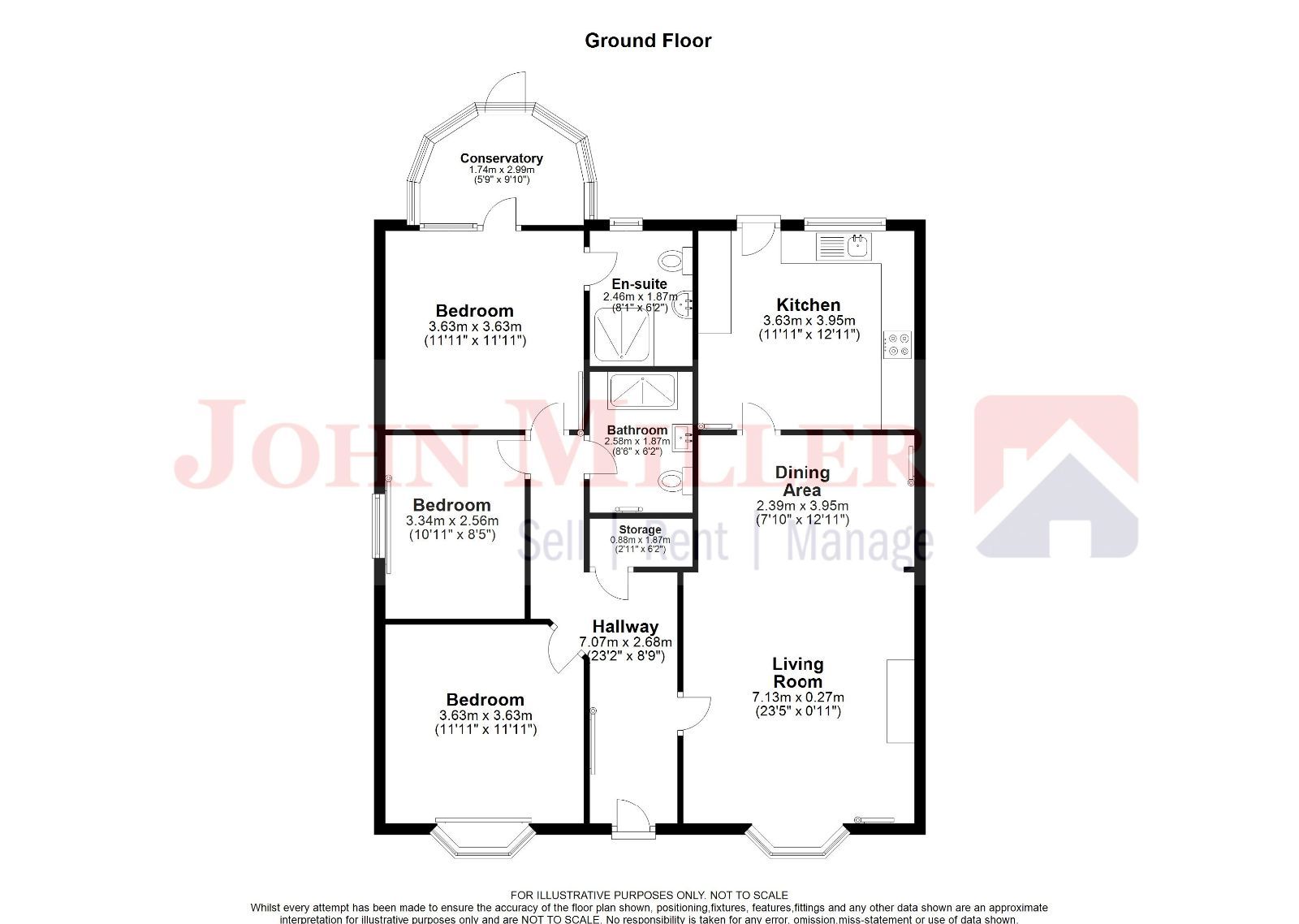3 bed semidetached bungalow for sale in Park Crescent, West Bromwich