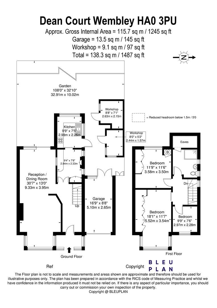 3 bed semidetached house for sale in Dean Court, Wembley HA0 Zoopla