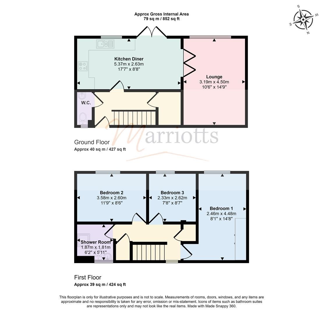 2 bed end terrace house for sale in Midlame Gardens, Bulwell