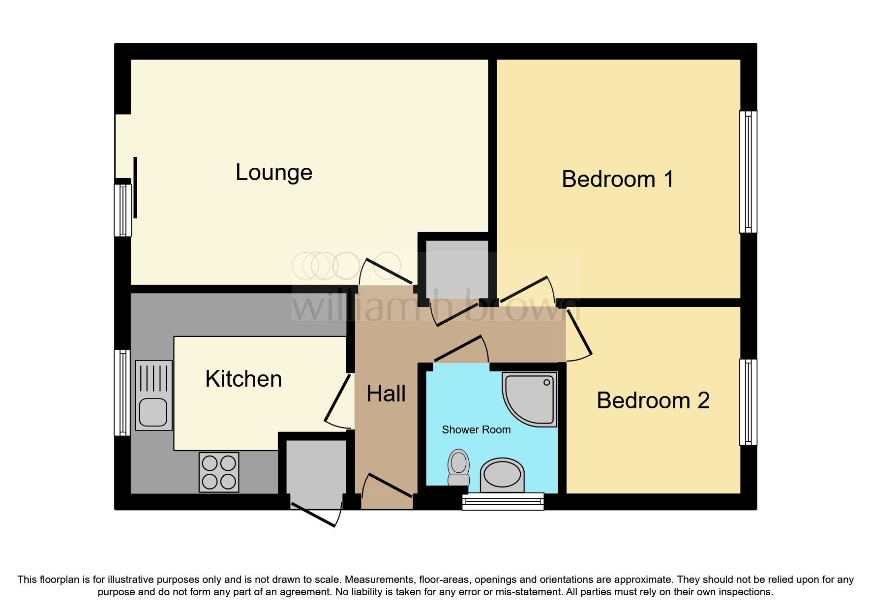 2 bed semidetached bungalow for sale in Peakes Croft, Bawtry