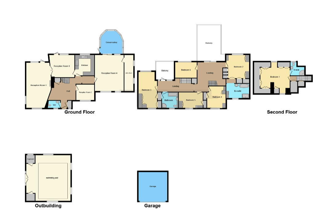 6 bed detached house to rent in Lakeside Drive, Stoke Poges, Slough SL2