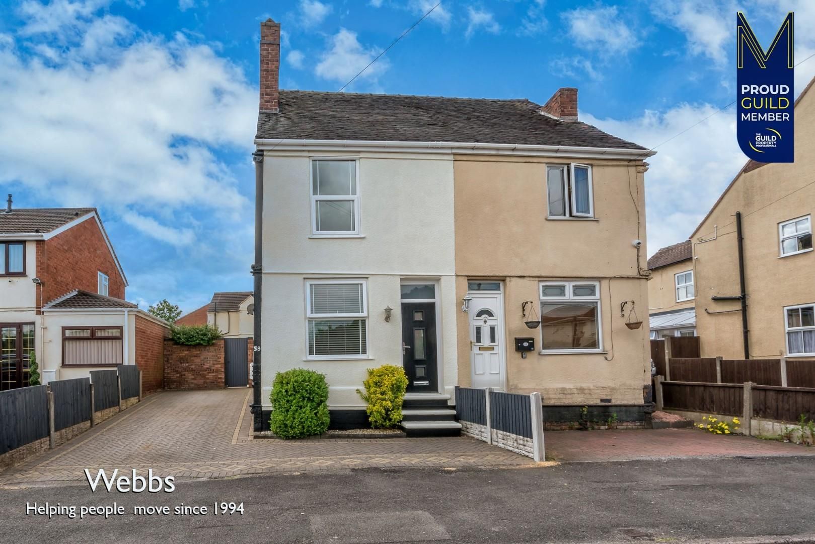 2 bed semidetached house for sale in Shaws Lane, Great Wyrley, Walsall