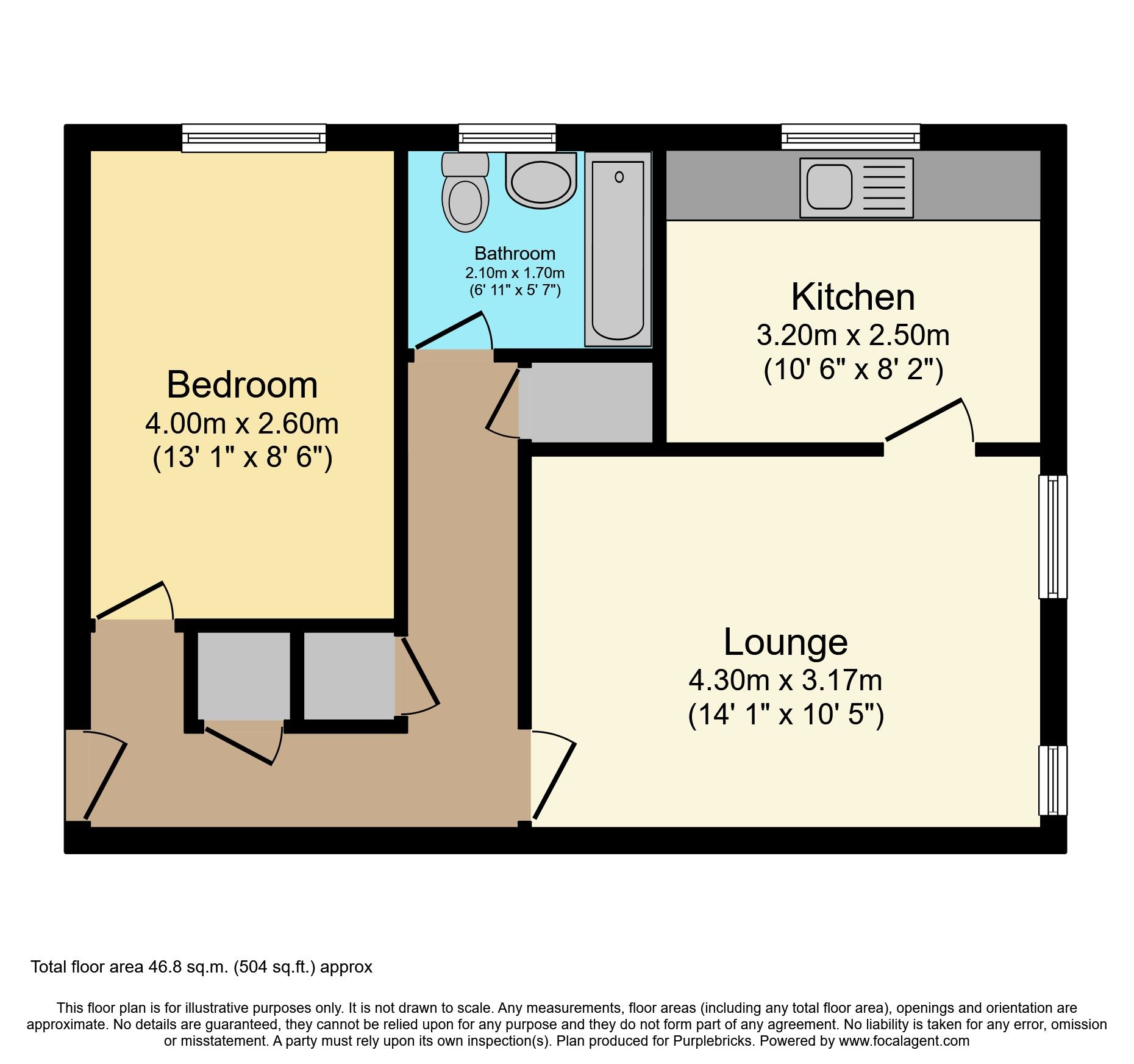 1 bed flat for sale in Temple Street, Bilston WV14 Zoopla