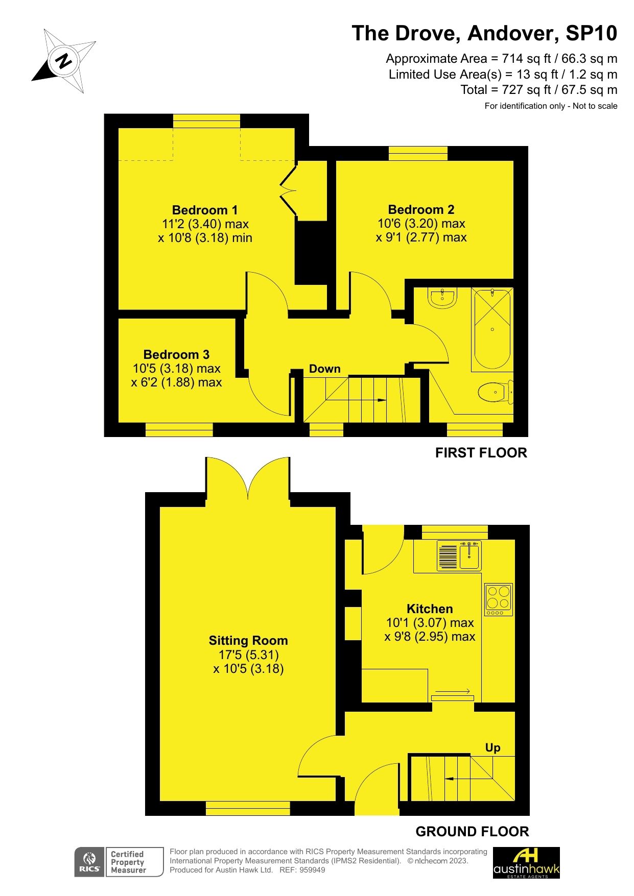 3 bed terraced house for sale in The Drove, Andover SP10 Zoopla