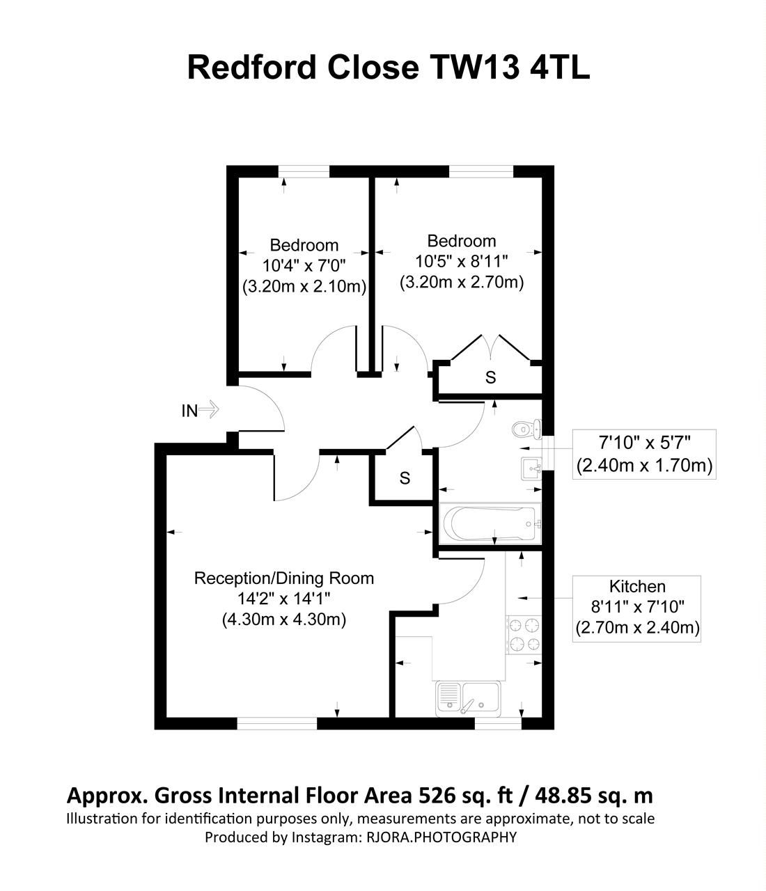 2 bed flat to rent in Redford Close, Feltham TW13 Zoopla