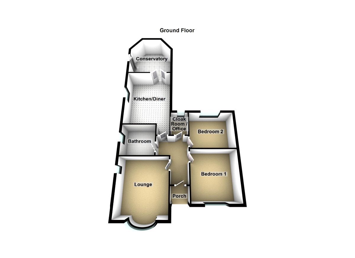 2 bed bungalow for sale in Whitehall Road East, Birkenshaw, Bradford
