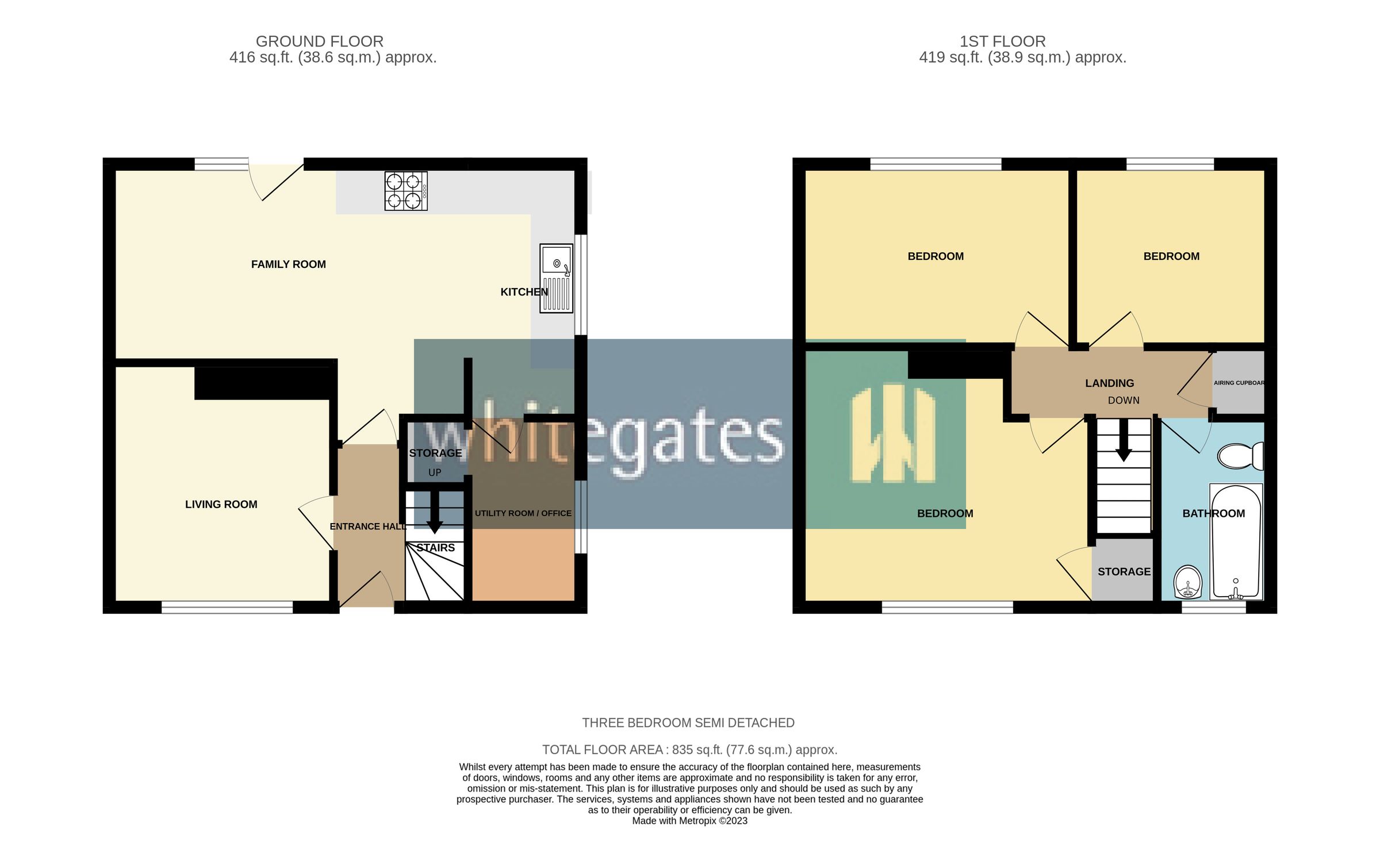 3 bed semidetached house for sale in Cow Lane, Havercroft, Wakefield