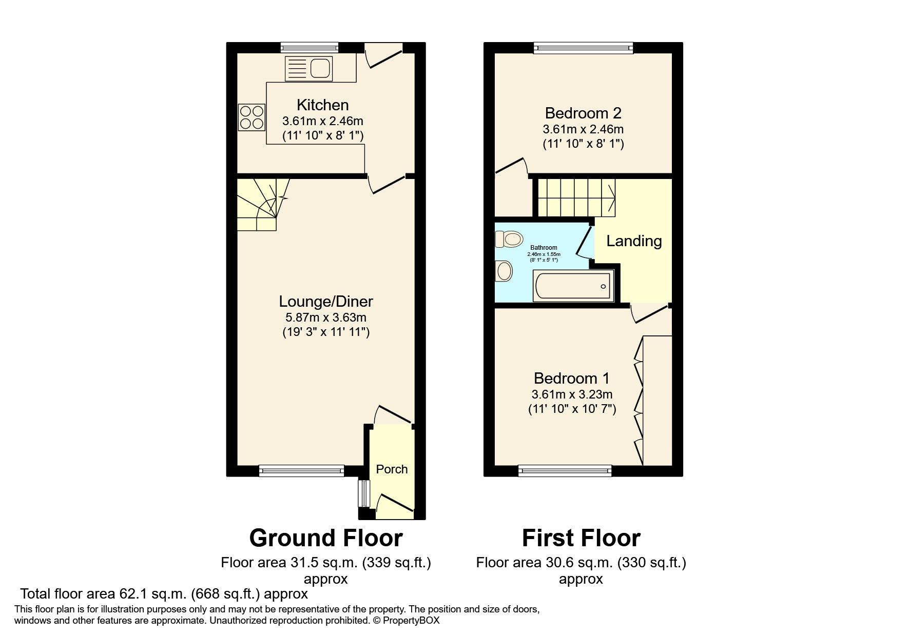 2 bed terraced house for sale in Beech Road, Horsham RH12 Zoopla