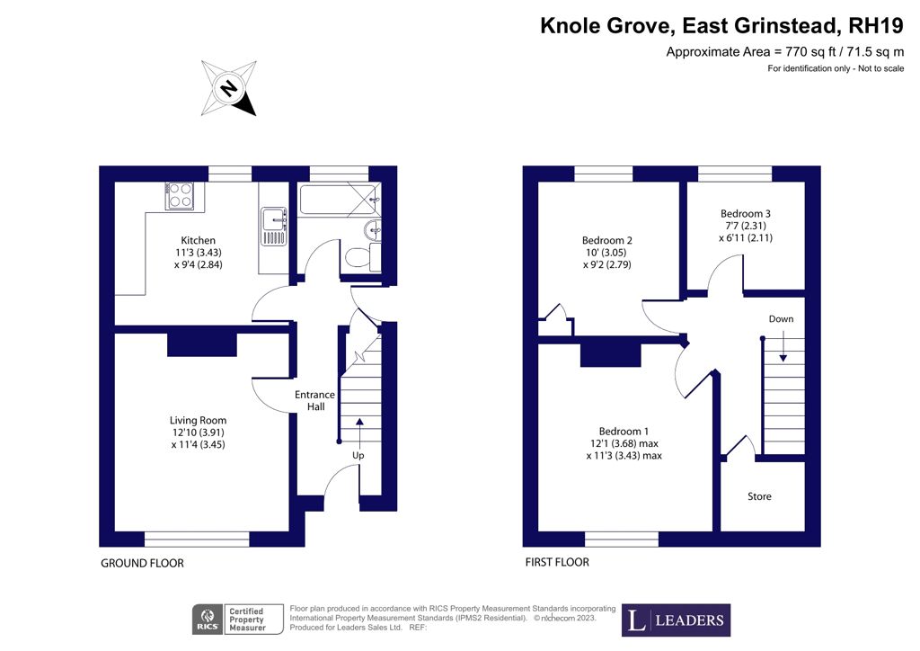 3 bed semidetached house for sale in Knole Grove, East Grinstead, . RH19 Zoopla