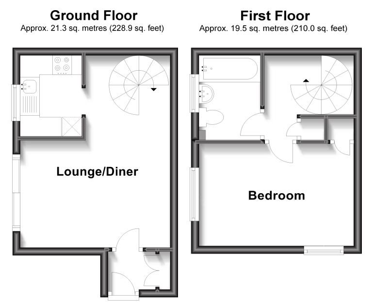 1 bed end terrace house for sale in Birch Drive, Lordswood, Kent ME5