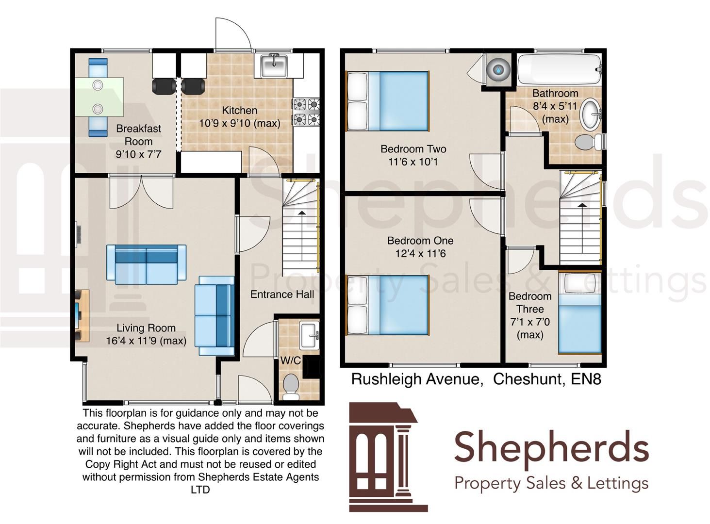 3 bed semidetached house to rent in Rushleigh Avenue, Cheshunt