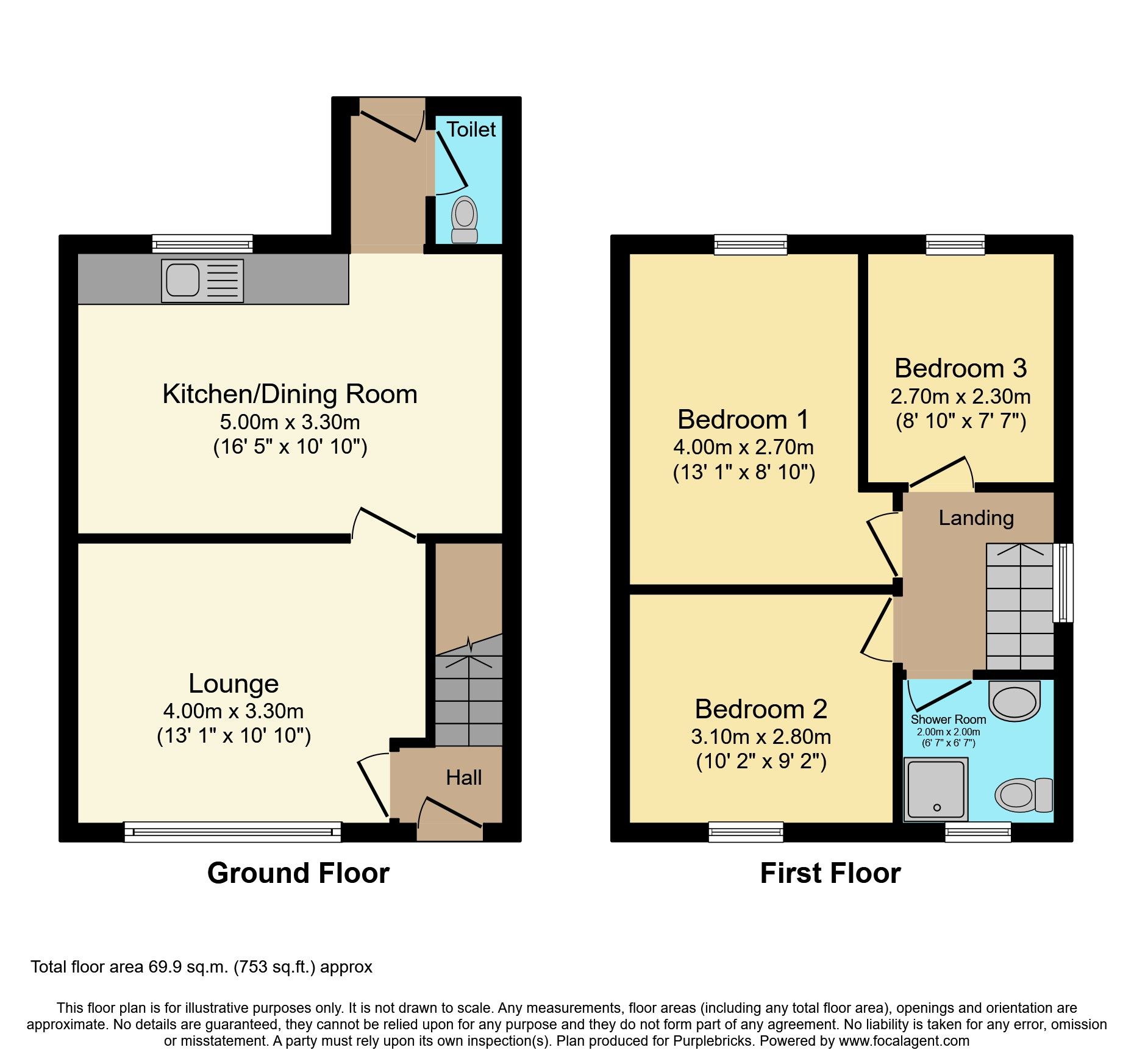 3 bed semidetached house for sale in Hampton Street, Cannock WS11 Zoopla