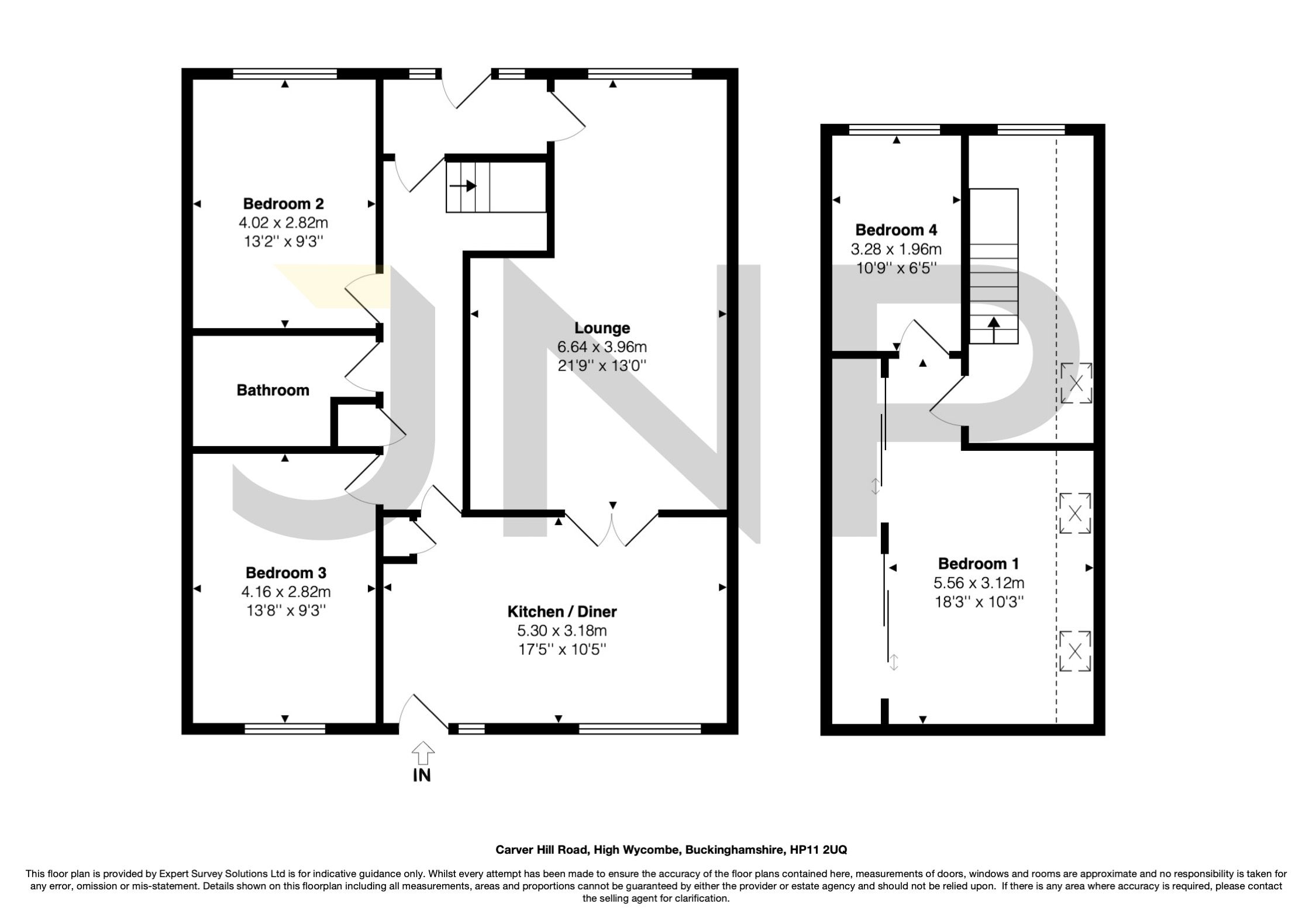 3 bed bungalow for sale in Carver Hill Road, High