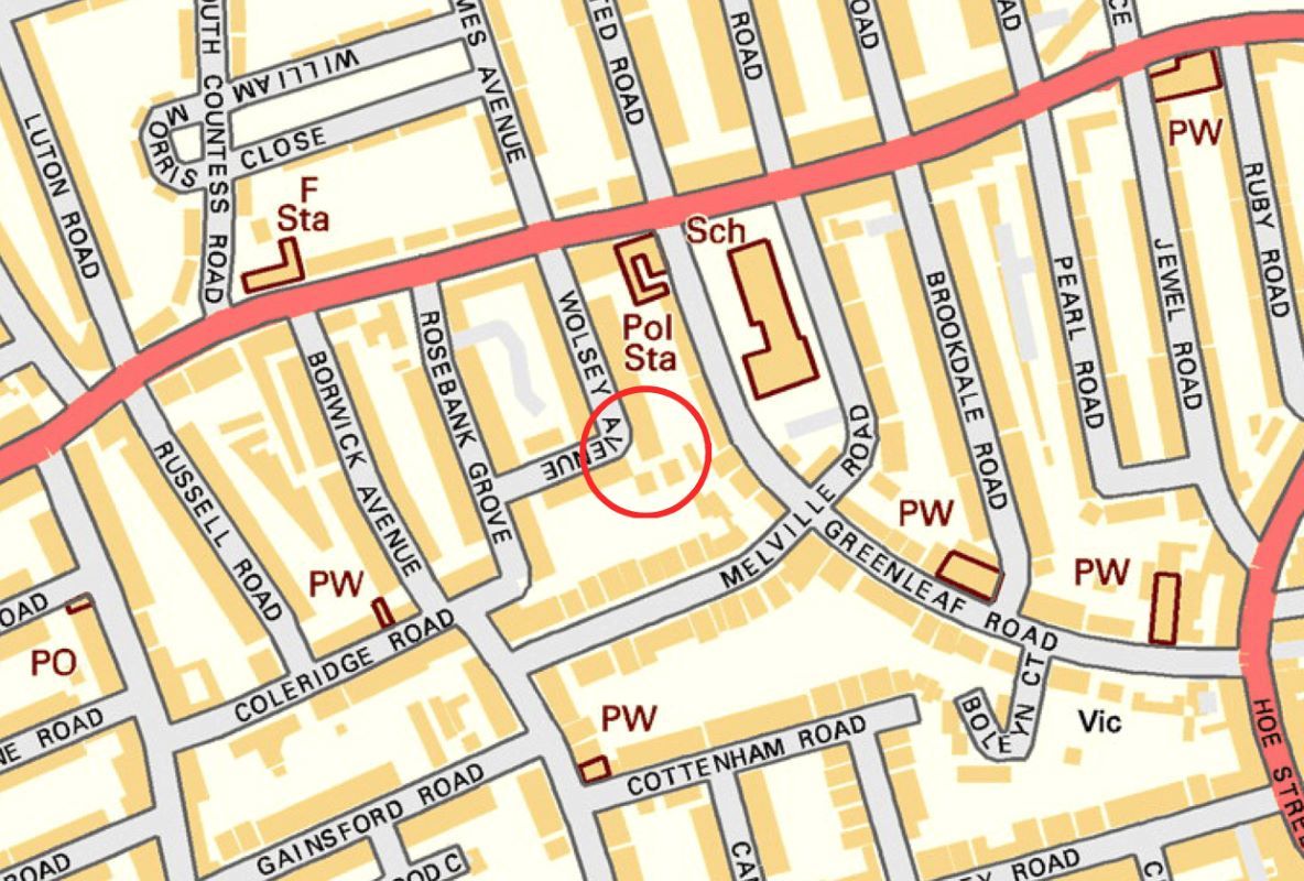 Land for sale in Land R/O, 37 Wolsey Avenue, Walthamstow, London E17