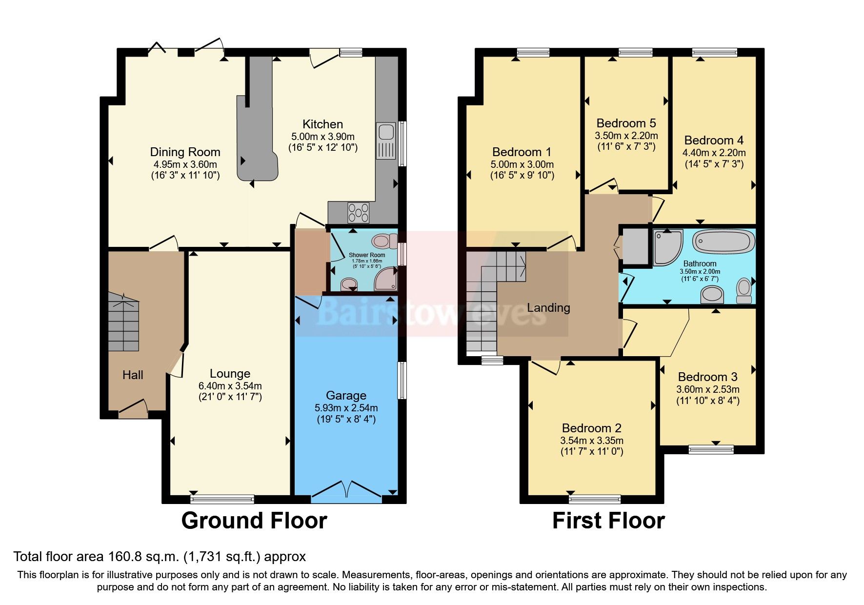 5 bed semidetached house for sale in Ingrave Road, Brentwood, Essex