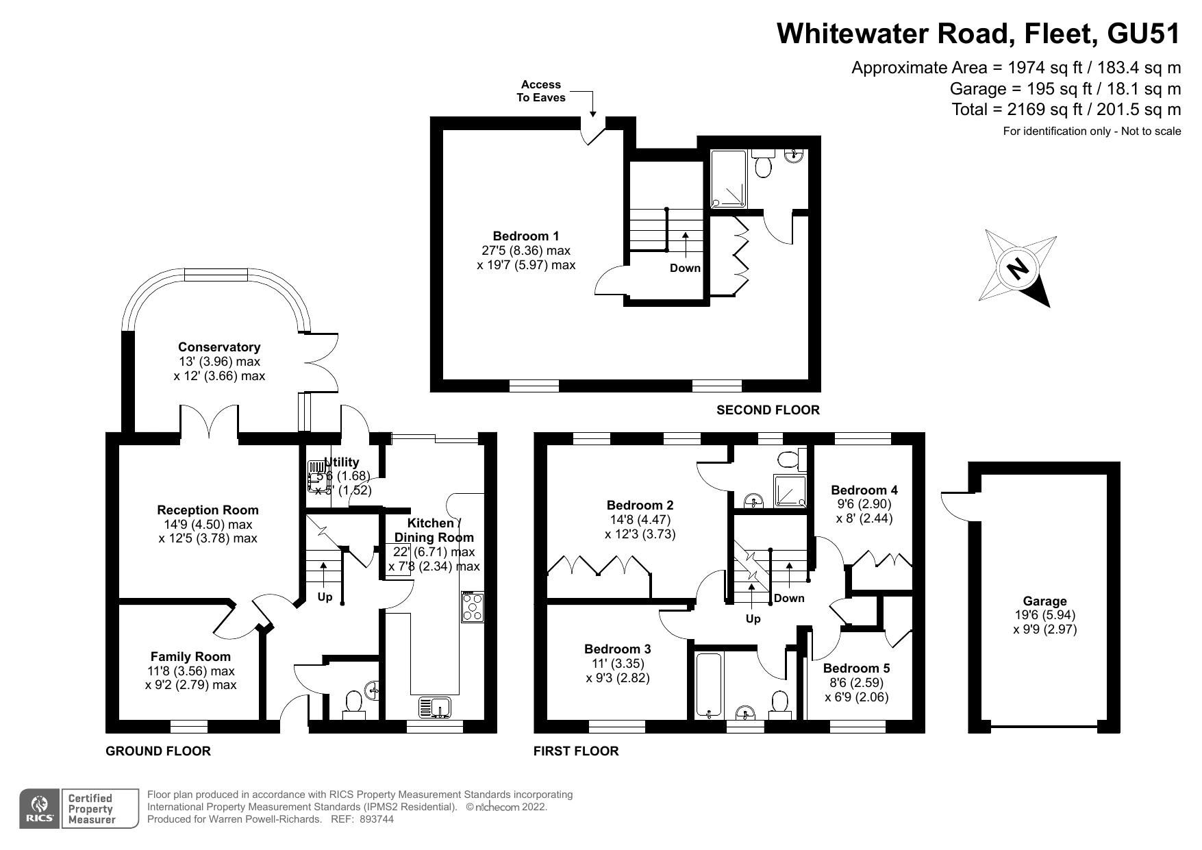 5 bed detached house for sale in Whitewater Road, Fleet GU51 Zoopla
