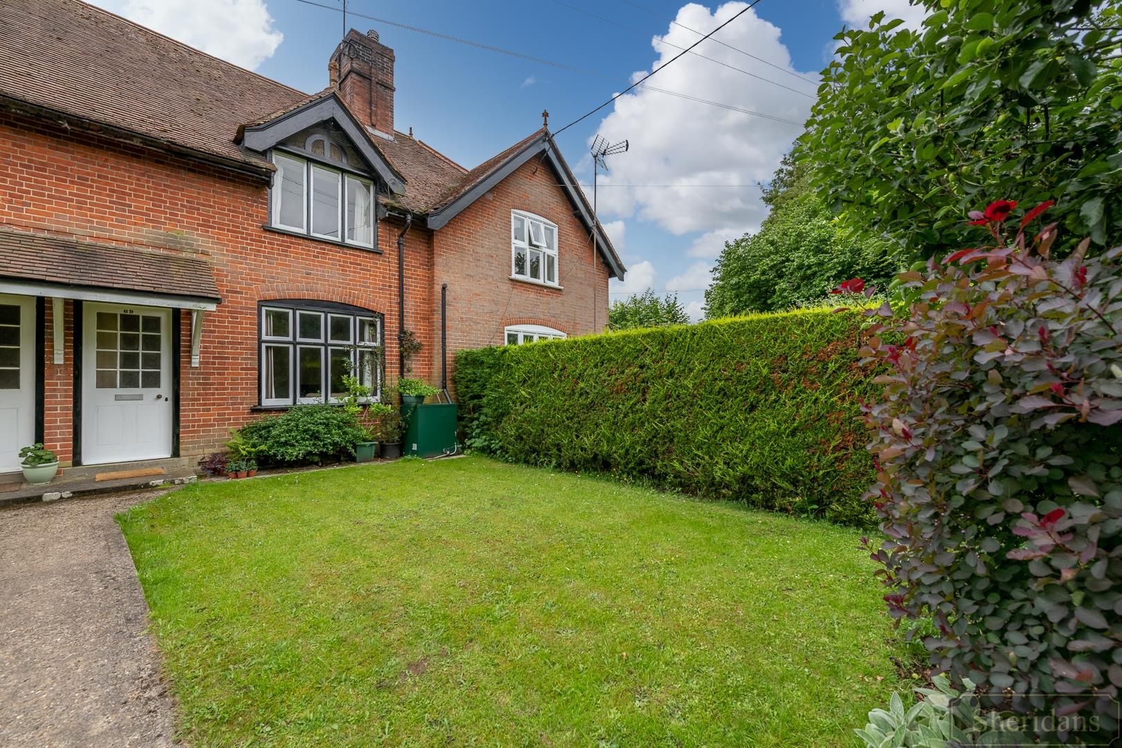 2 bed terraced house for sale in The Green, Rougham, Bury St. Edmunds