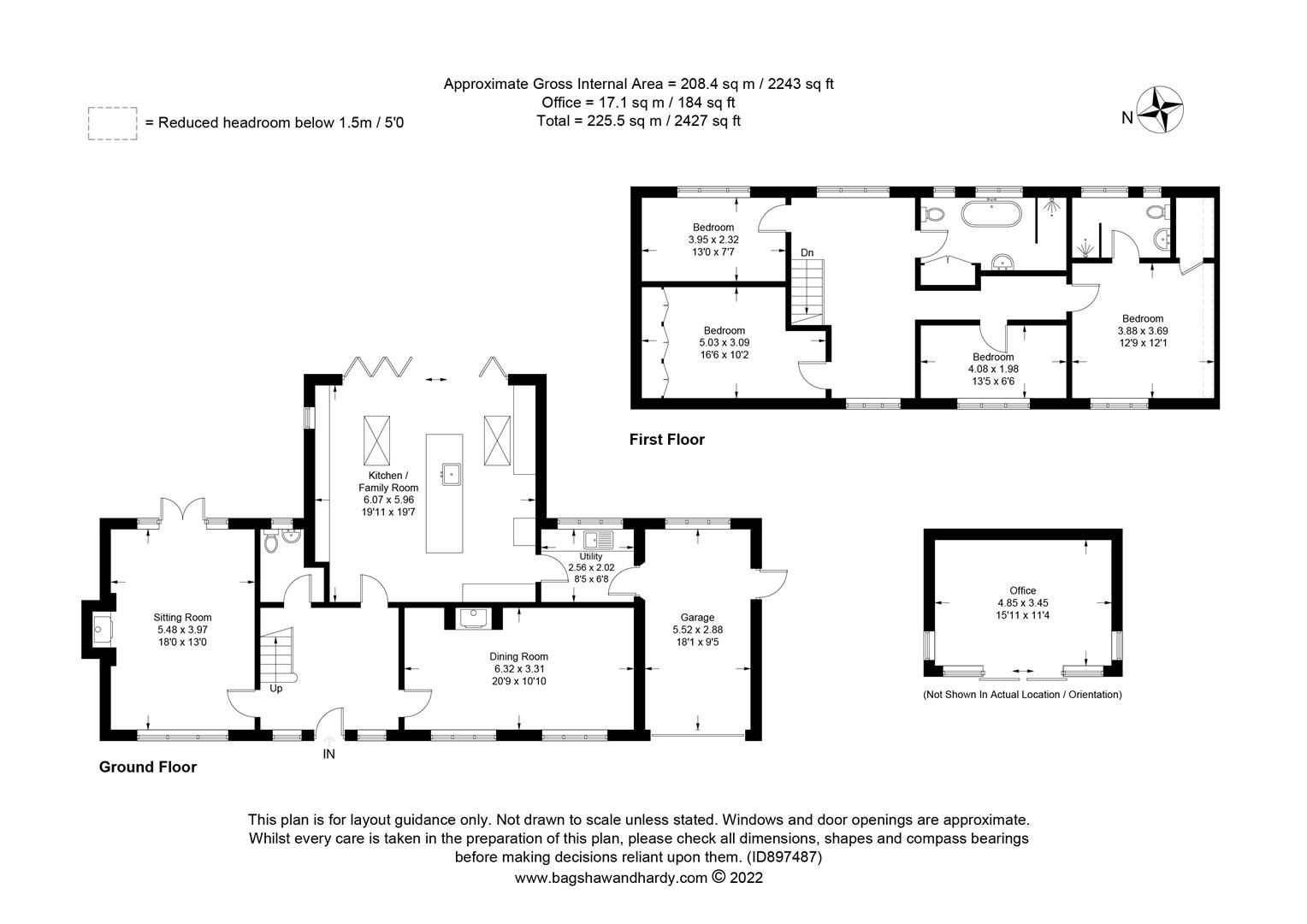 4 bed detached house for sale in Newdigate Road, Beare Green, Dorking