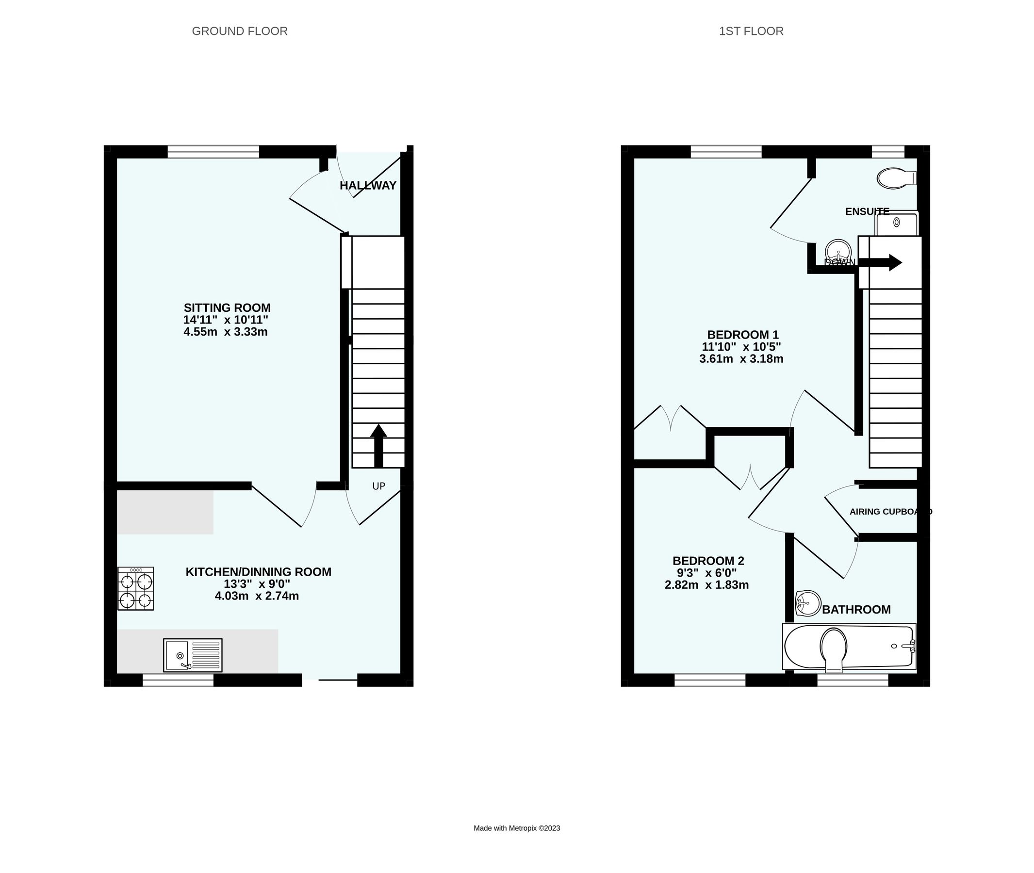2 bed terraced house for sale in Merlin Way, The Willows, Torquay, Devon TQ2 Zoopla
