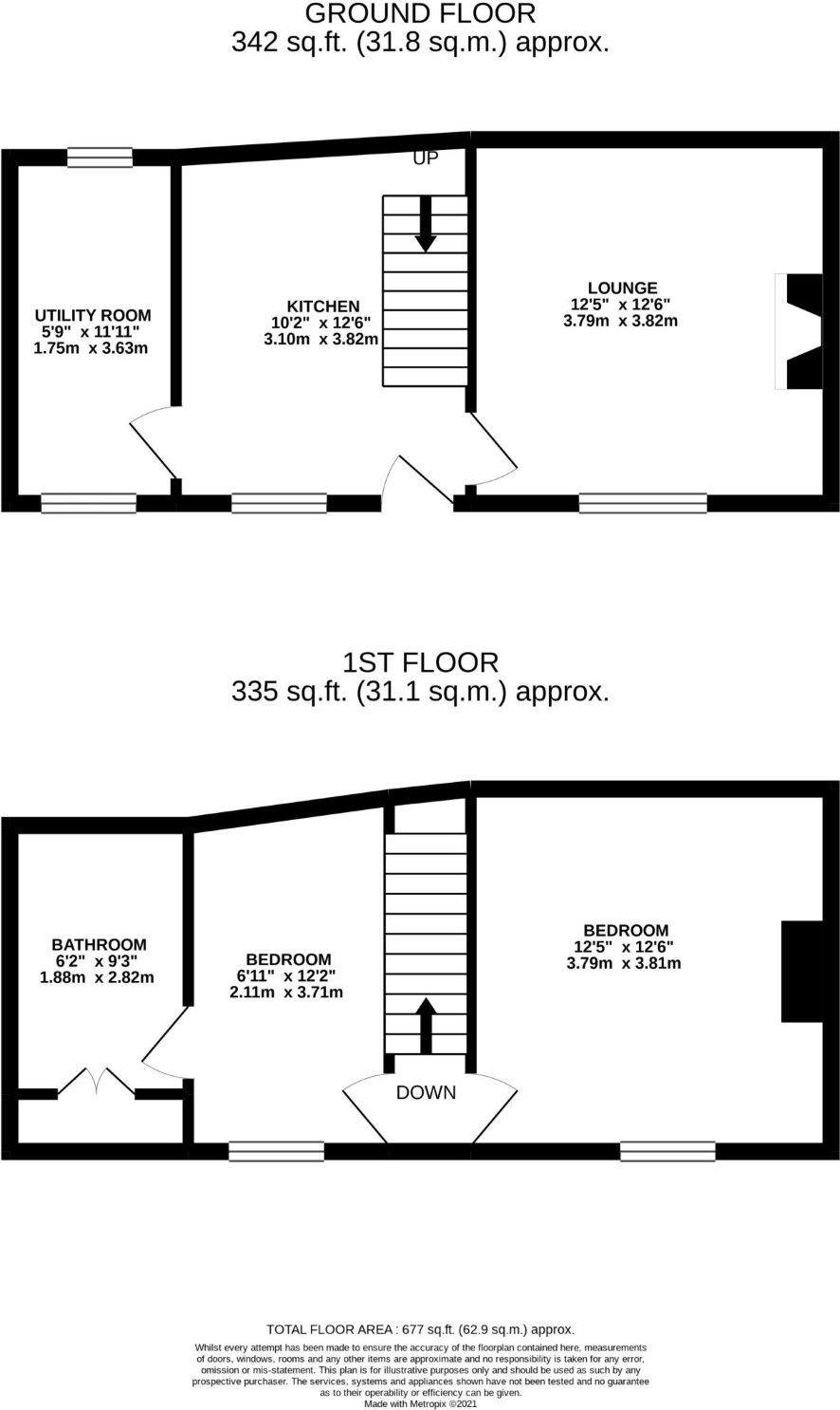2 bed terraced house for sale in 5 Cinder Ash Lane, London Road, Long