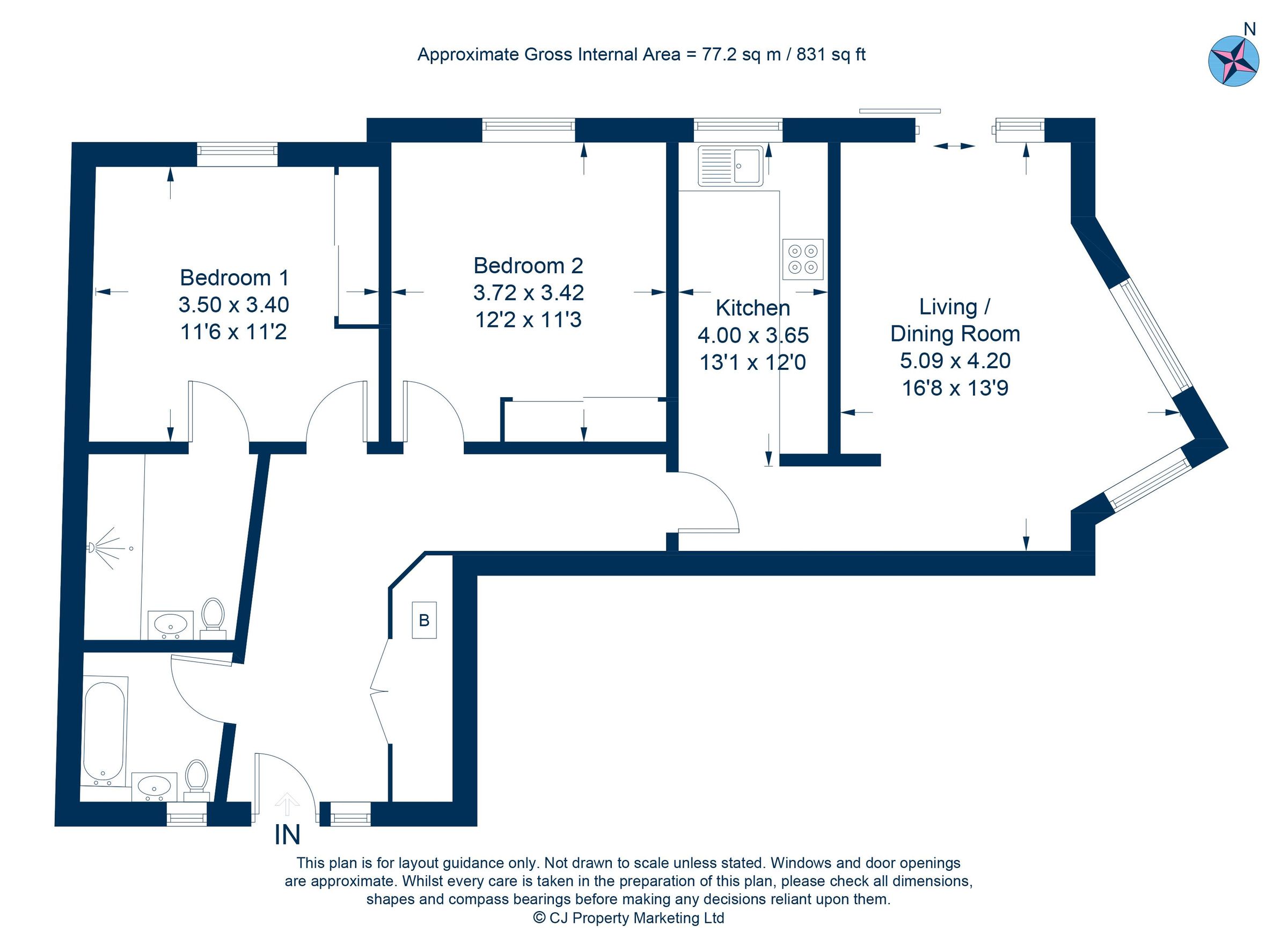 2 bed flat for sale in The Old Gaol, Abingdon OX14 Zoopla