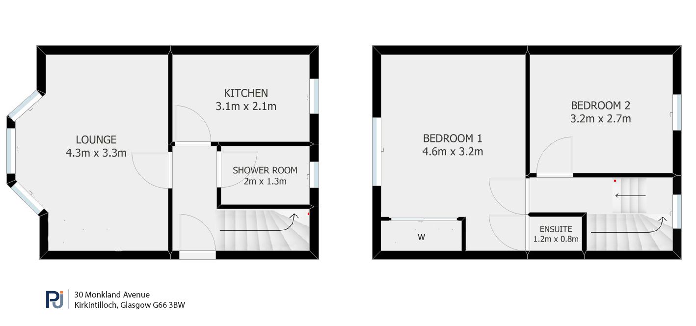 2 bed semidetached house for sale in Monkland Avenue, Kirkintilloch