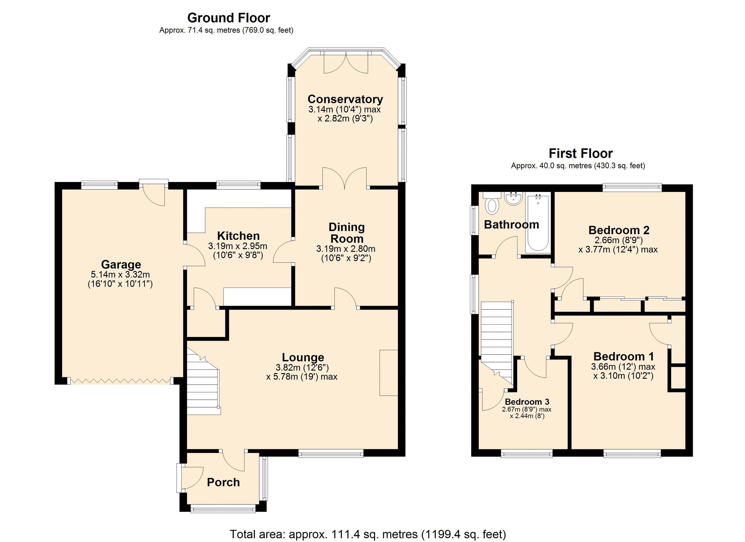 3 bed semidetached house for sale in Rectory Lane, Winlaton, Blaydon