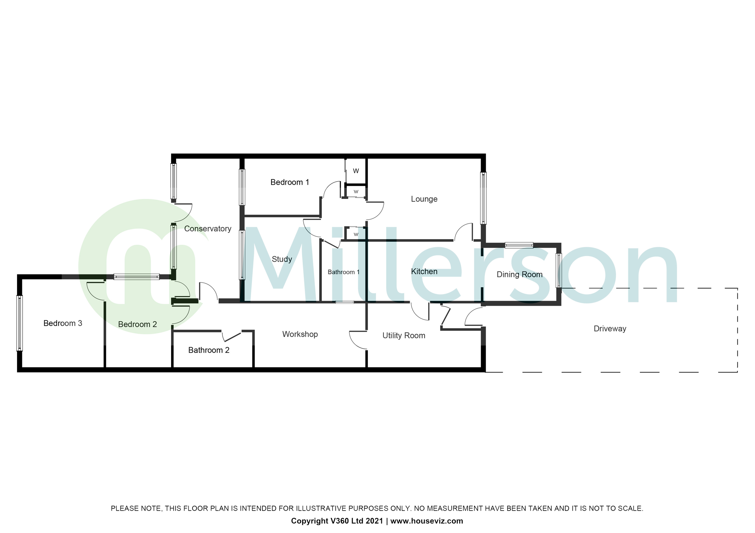 3 bed semidetached bungalow for sale in Forthvras, Illogan Downs