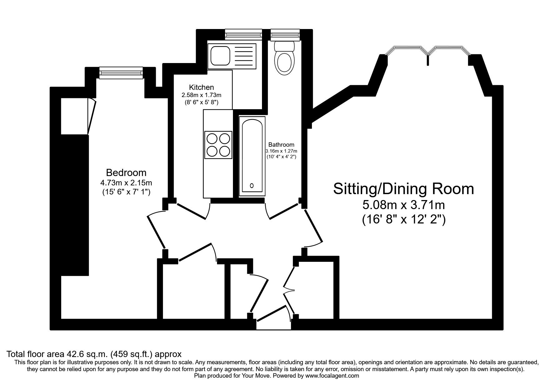 1 bed flat for sale in Dalmeny Street, Edinburgh, Midlothian EH6 Zoopla