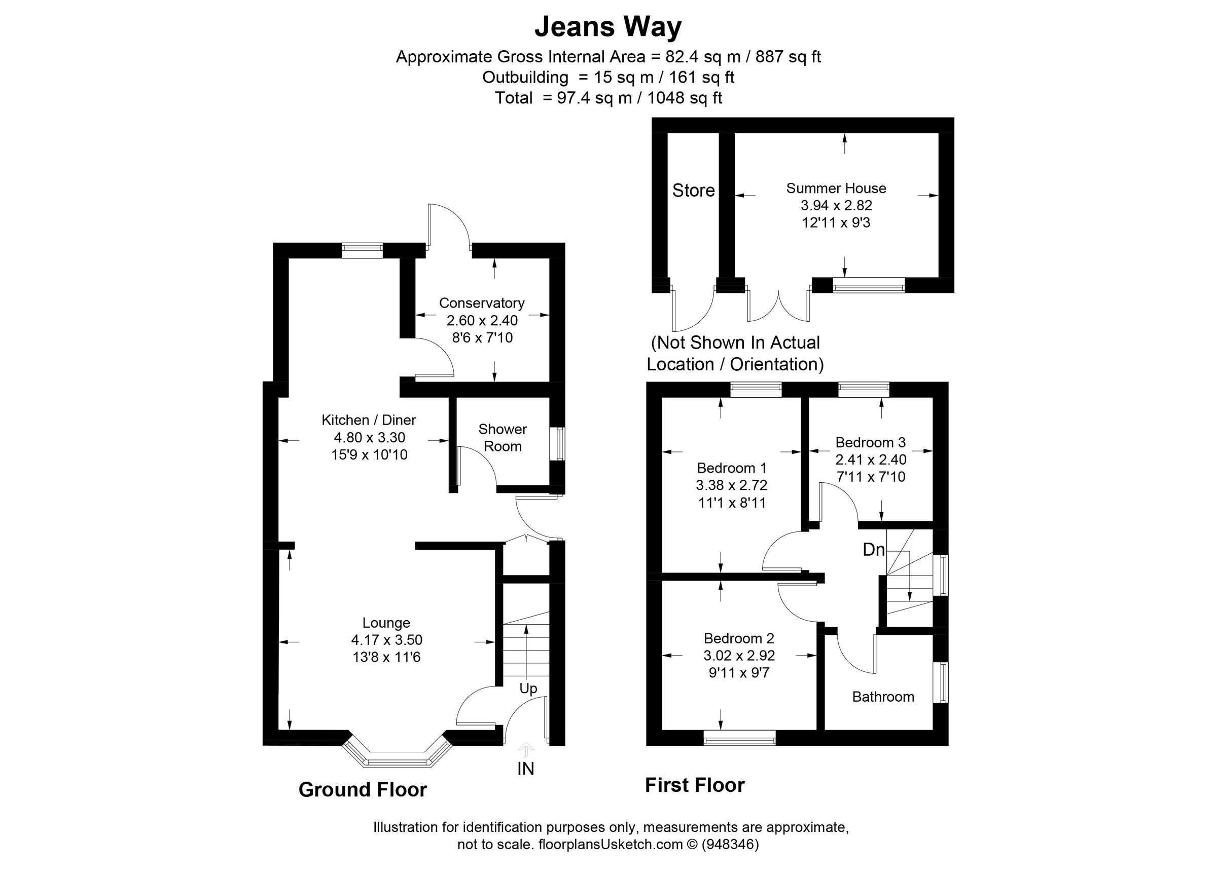 3 bed semidetached house for sale in Jeans Way, Dunstable