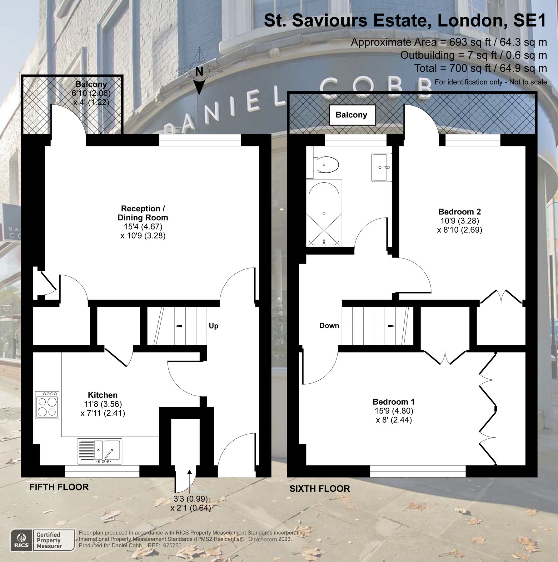2 bed for sale in St Vincent House, St Saviours Estate SE1