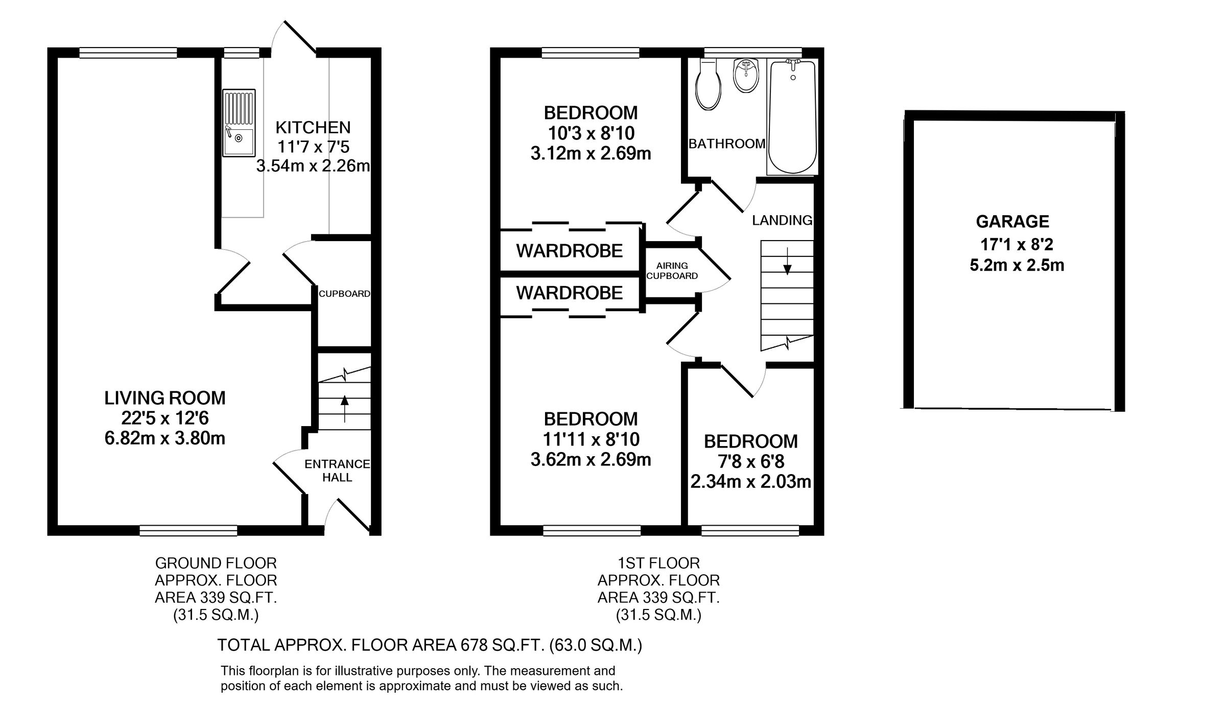3 bed terraced house for sale in Harwood Close, Welwyn Garden City