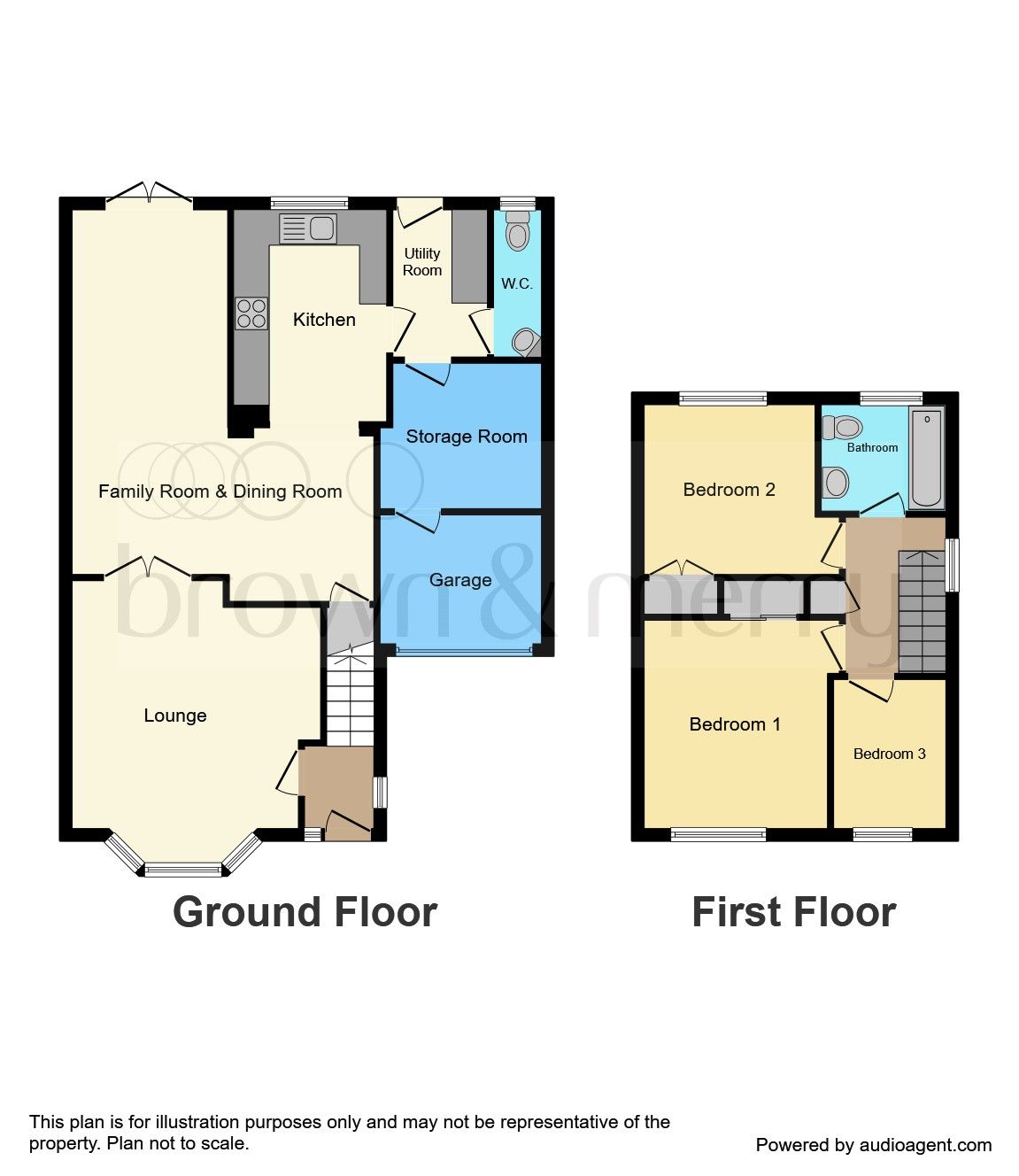 3 bed semidetached house for sale in Elm Drive, Deanshanger, Milton