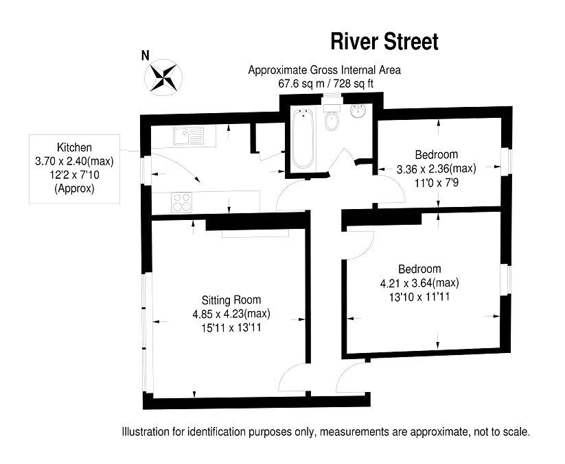 2 bed flat to rent in River Street, Pewsey, Wiltshire SN9 Zoopla