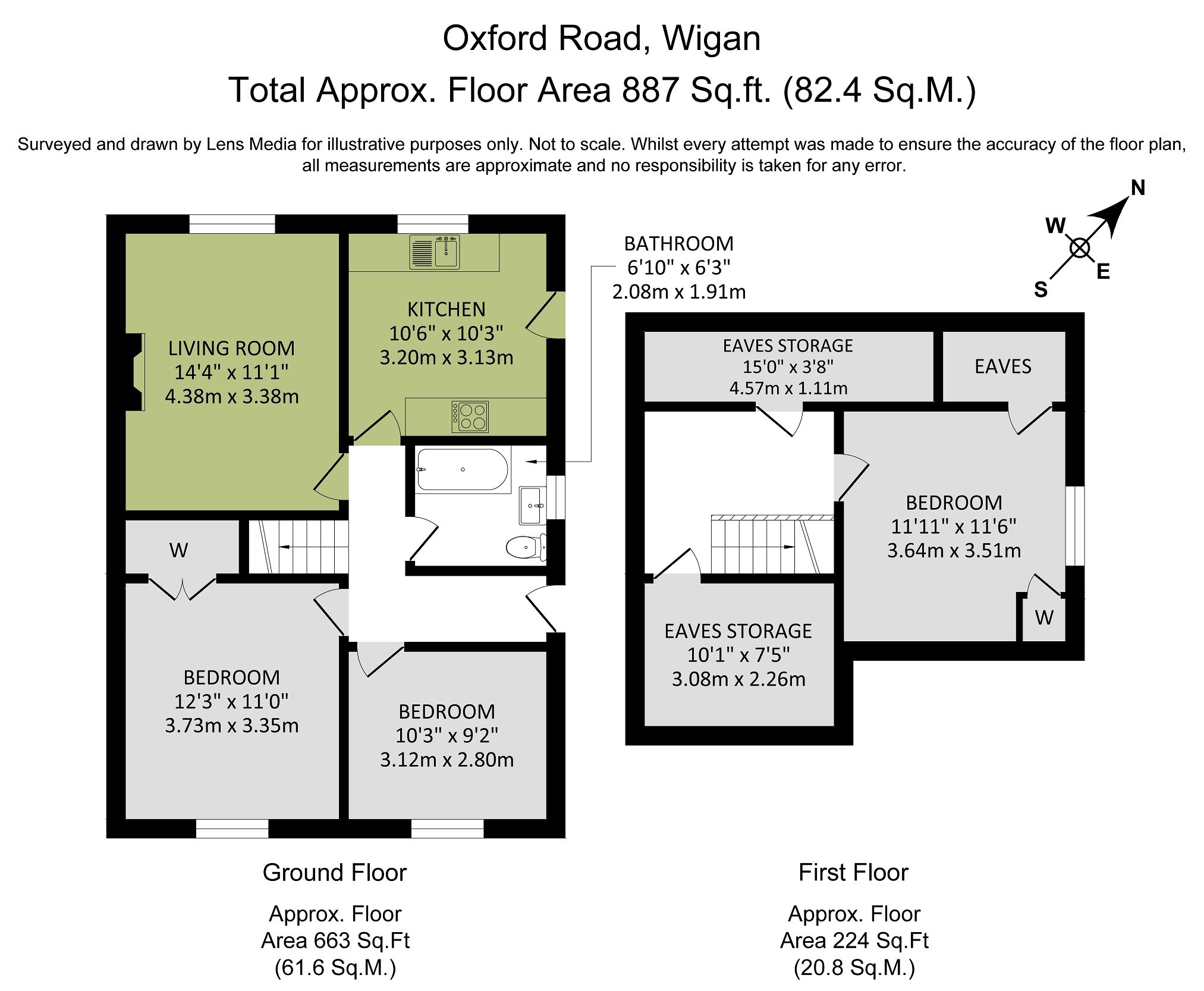 3 bed semidetached bungalow for sale in Oxford Road, Orrell, Wigan