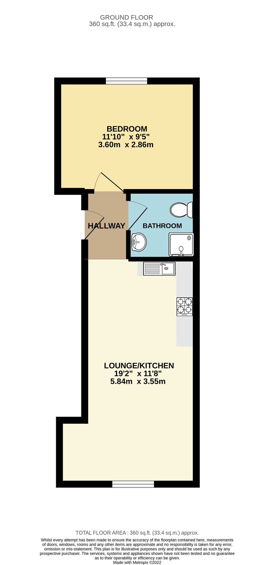 1 bed flat to rent in Chilman House, Thomas Road Murston, Sittingbourne