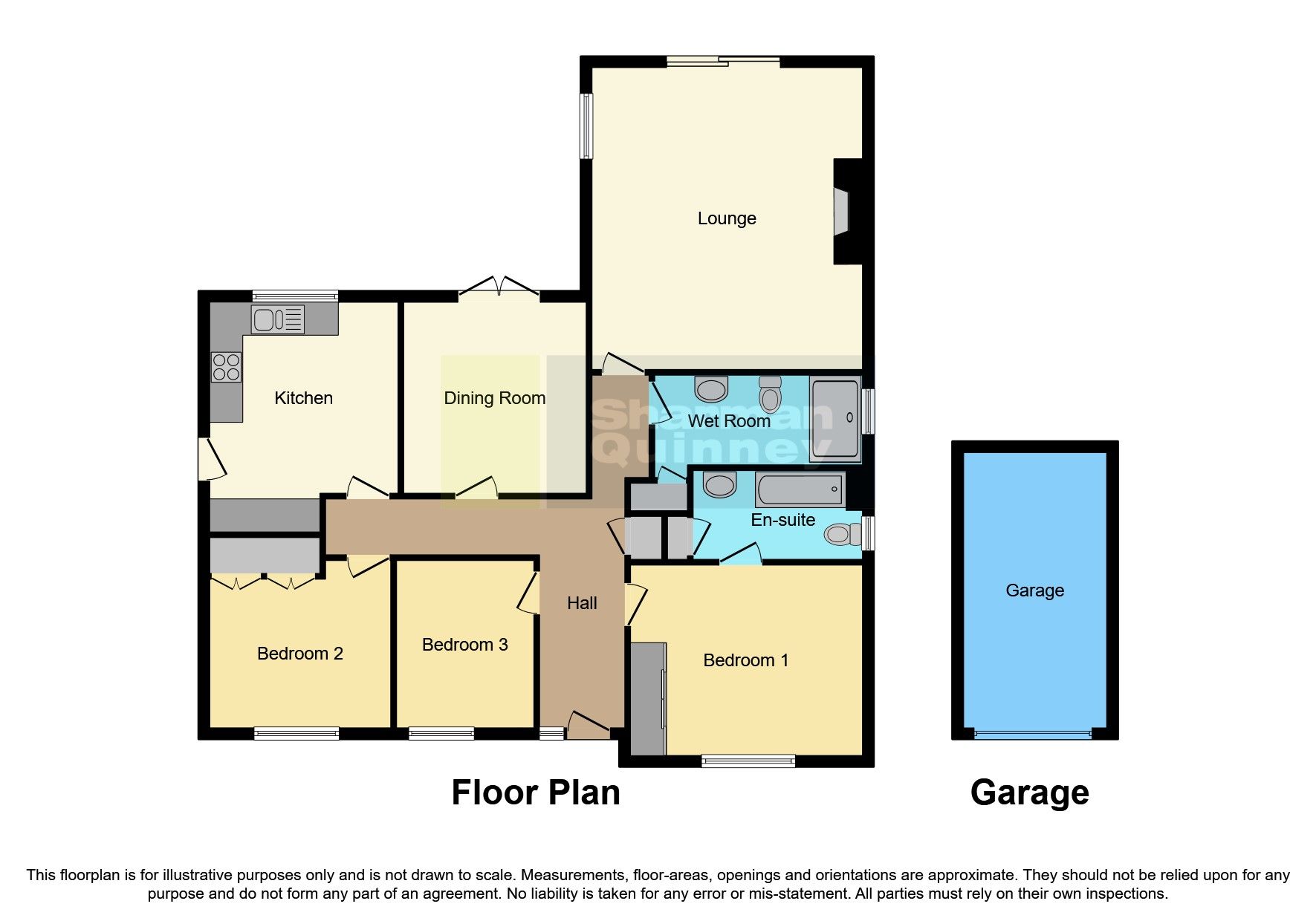 3 bed detached bungalow for sale in Aversley Road, Sawtry, Huntingdon