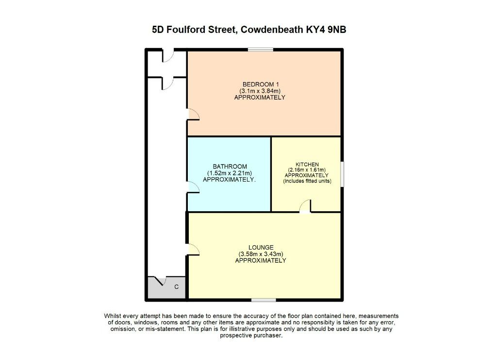 1 bed flat to rent in Foulford Street, Cowdenbeath, Fife KY4 Zoopla