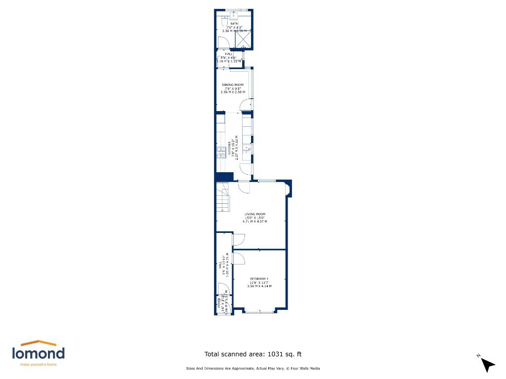 2 bed semidetached house for sale in Dundonald Road, Dreghorn, North