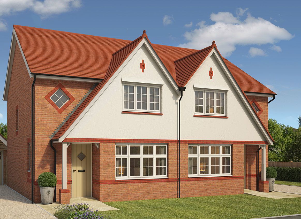 New home, 3 bed semidetached house for sale in "Letchworth" at