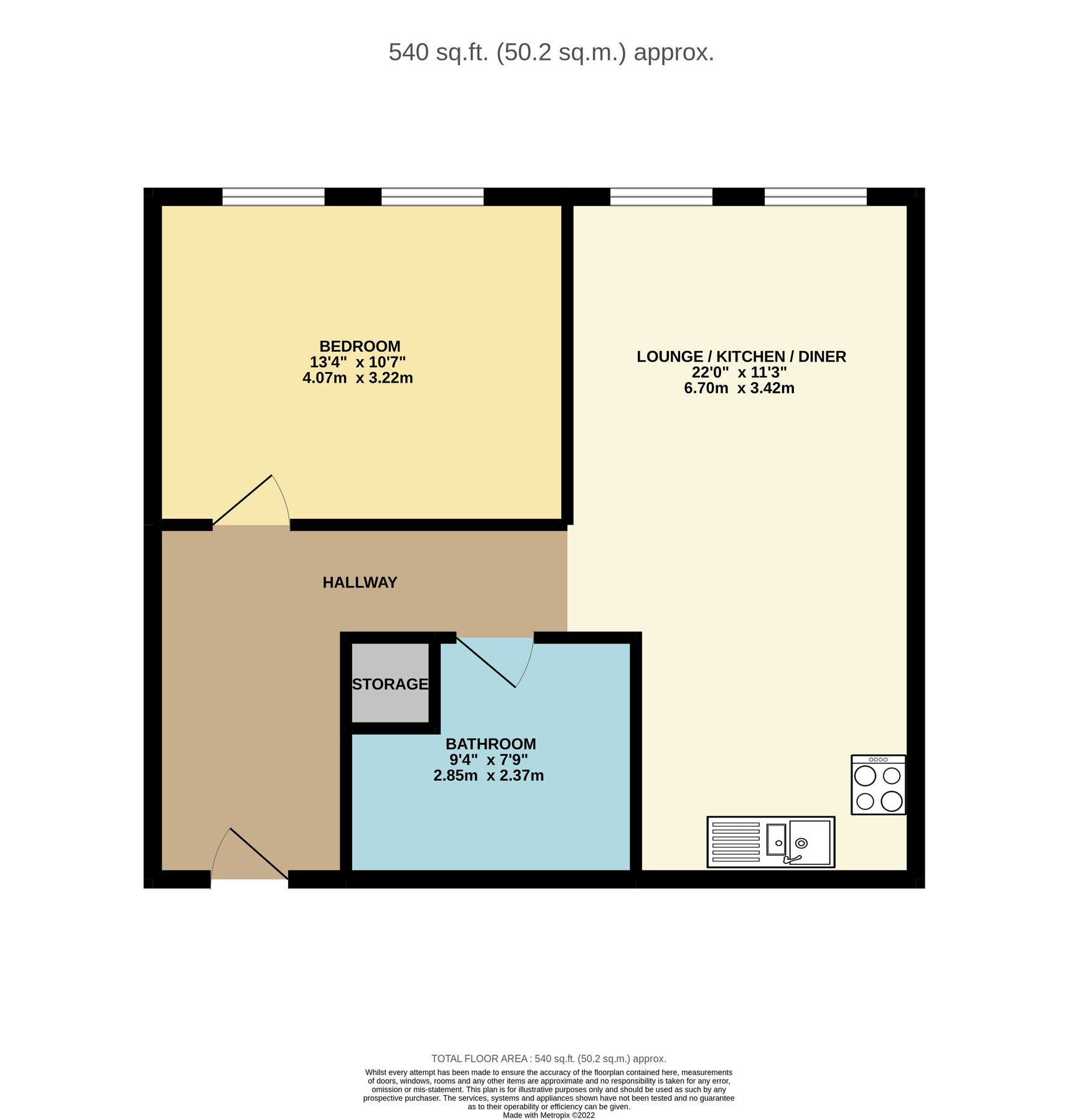 1 bed flat for sale in Hayfield Road, Salford, Greater Manchester M6