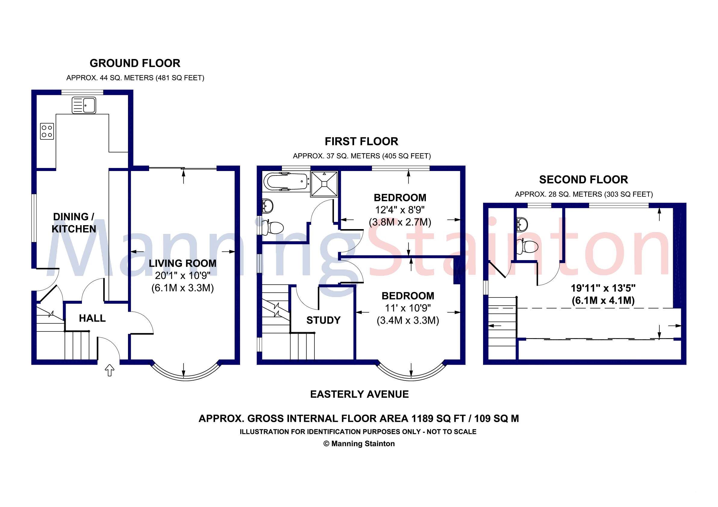 3 bed semidetached house for sale in Easterly Avenue, Oakwood, Leeds