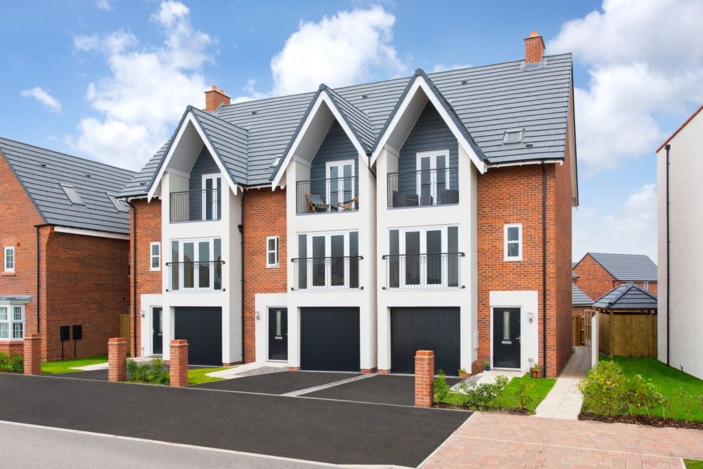 New home, 4 bed end terrace house for sale in "Formby Wild Teasel" at