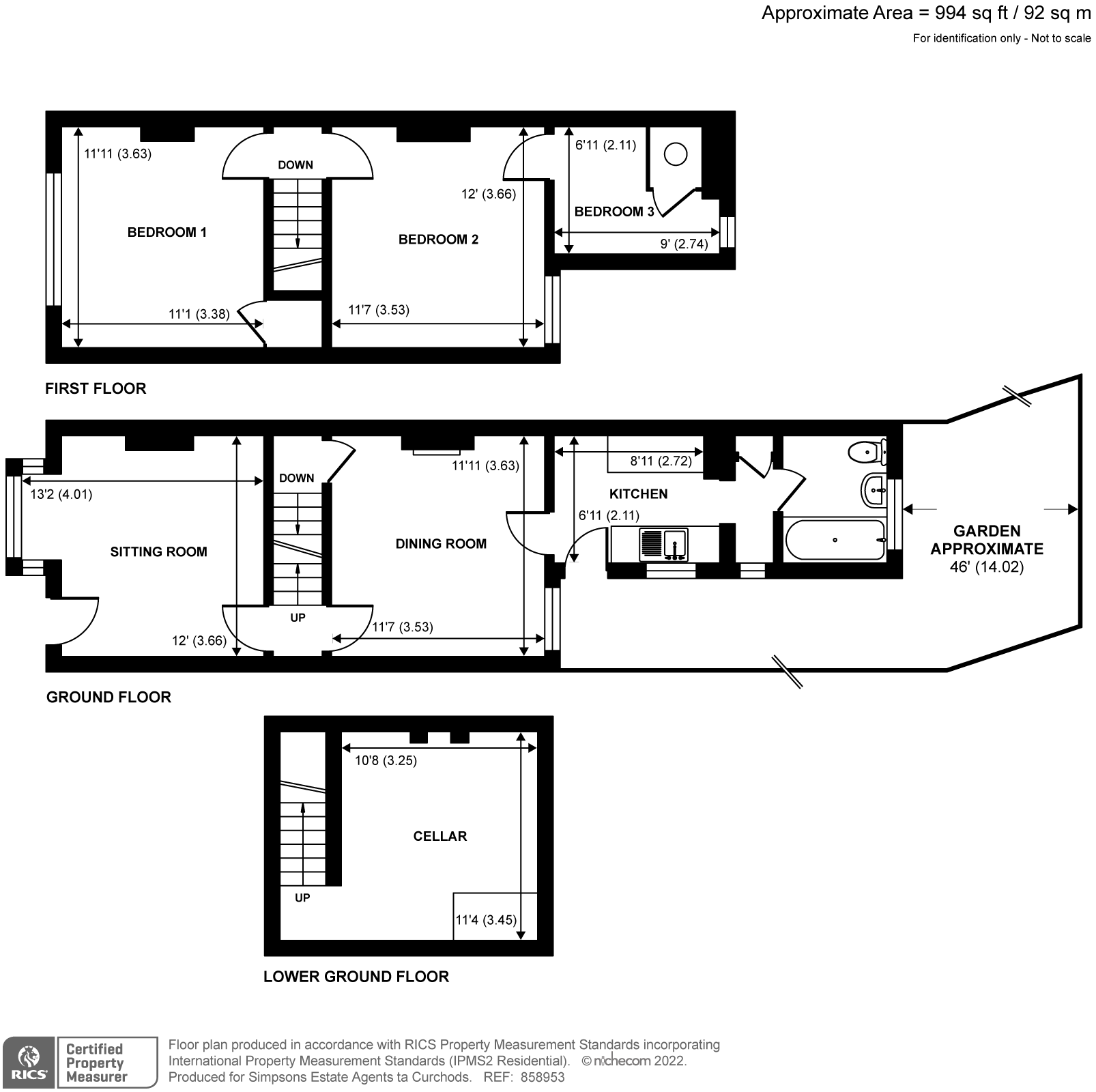 3 bed semidetached house for sale in Gardner Road, Guildford, Surrey GU1 Zoopla